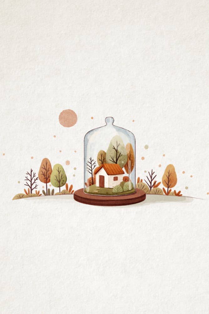 Dreamy Dome Home by Xuan Thai — canvas wall art