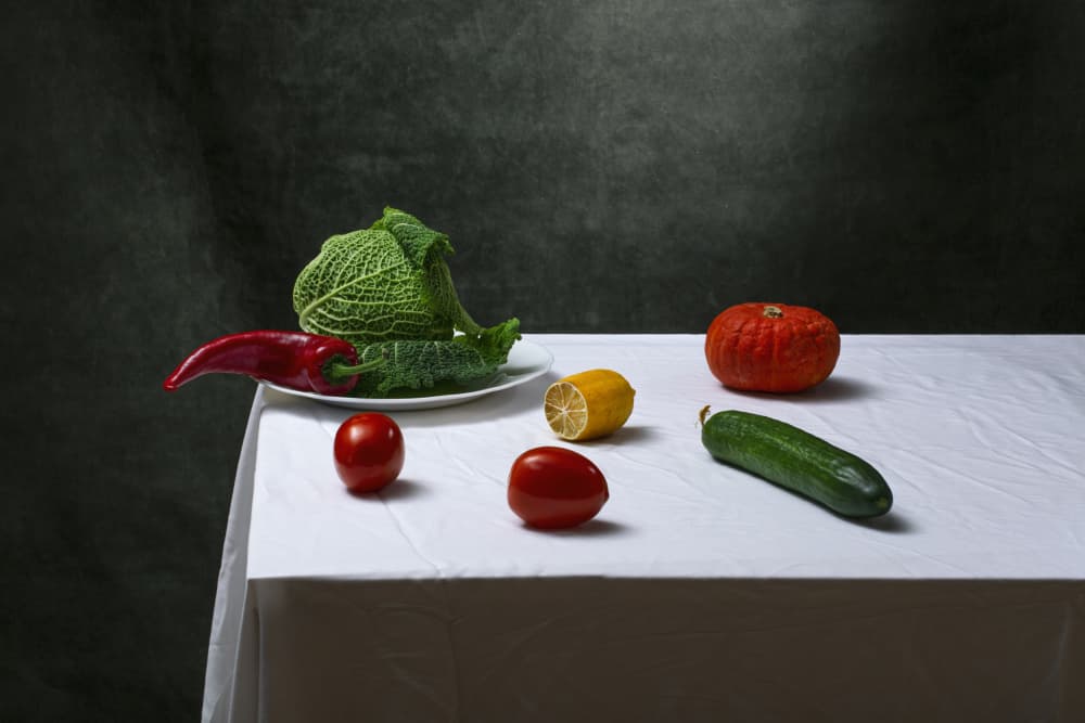 Fresh Garden Still Life by Brig Barkow — canvas wall art
