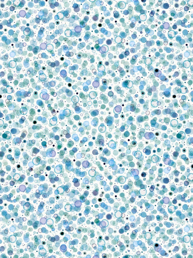 Floating Pastel Bubbles by Ninola Design — canvas wall art