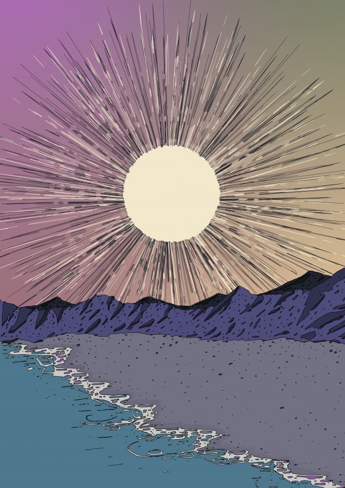 Serene Beach Sunrise