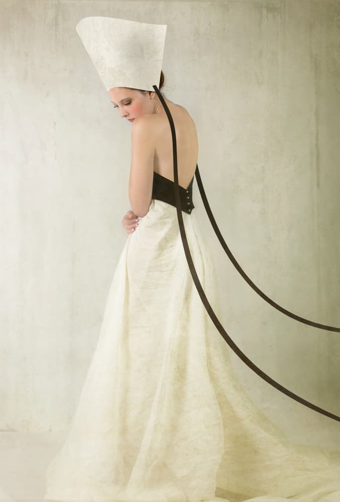 Elegant Conical Hat by Svetlana Melik-Nubarova — canvas wall art