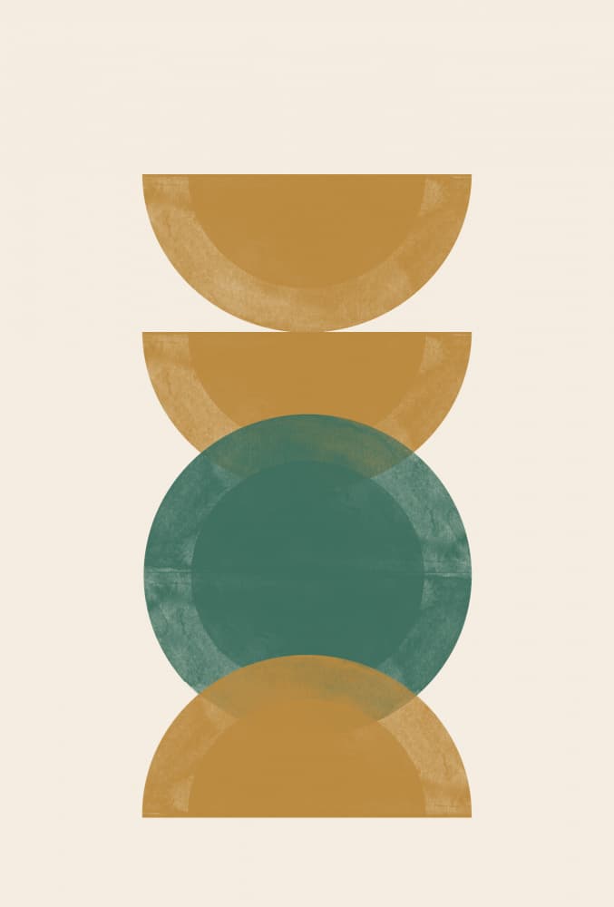 Geometric Harmony by THE MIUUS STUDIO — canvas wall art
