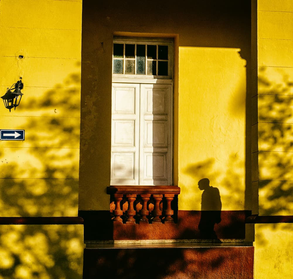 Urban Shadow Play by Gina Buliga — canvas wall art