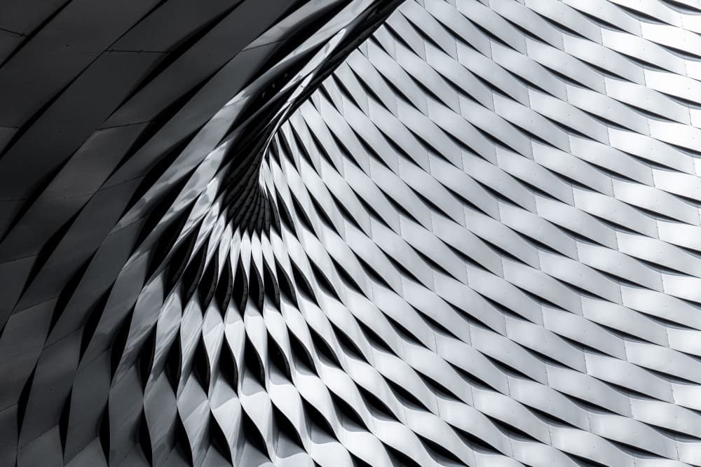 Curving Geometric Pattern by Stephan Rückert — canvas wall art