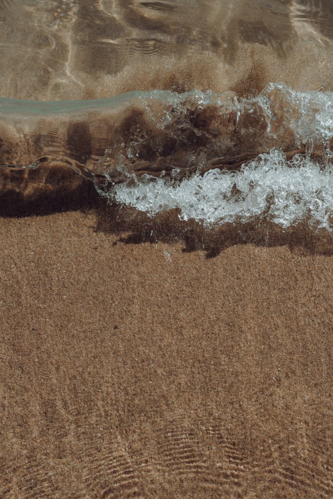 Gentle Shore Wave by Aimee Giles — canvas wall art