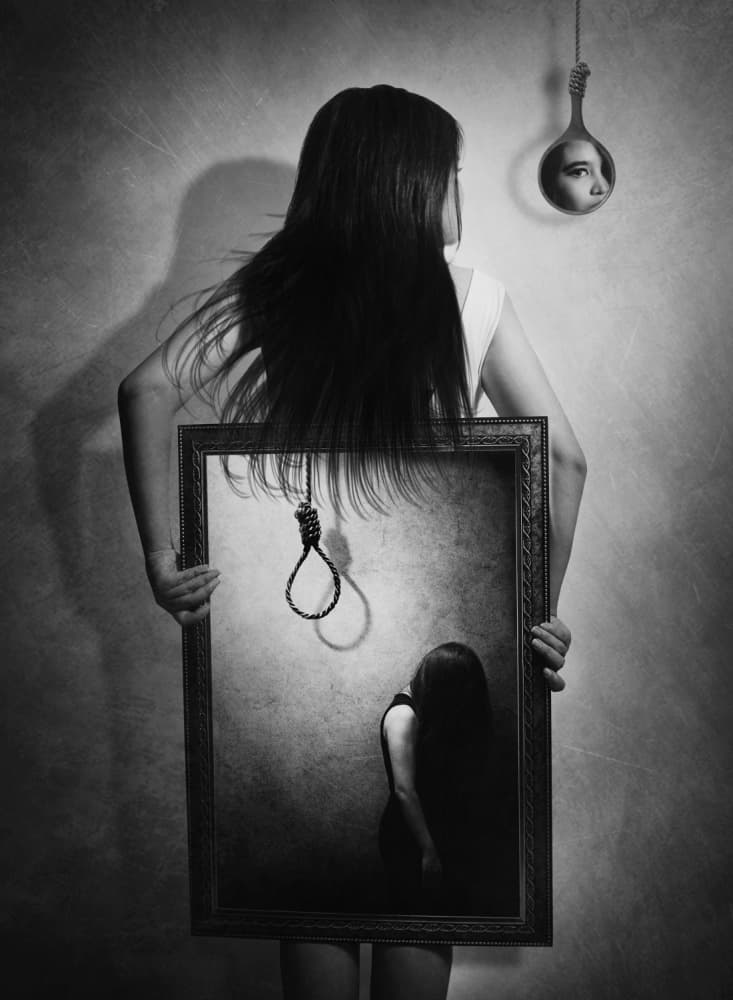 Dark Inner Reflection by Ivan Marlianto — canvas wall art