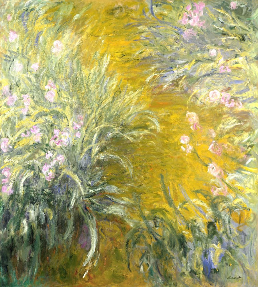 The Path through the Irises by Claude Monet — canvas wall art