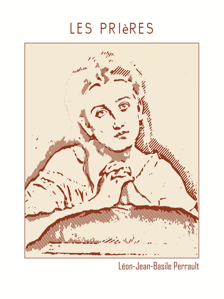Praying Young Girl by Doa Project — canvas wall art