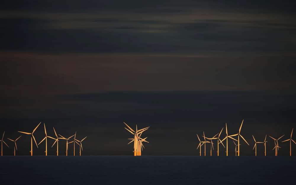Offshore Wind Glow by Hans-Wolfgang Hawerkamp — canvas wall art