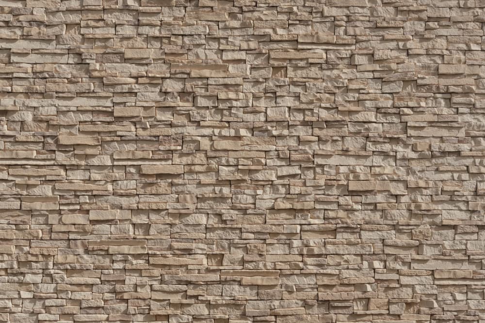 Stacked Stone Wall by Pictufy Studio III — canvas wall art