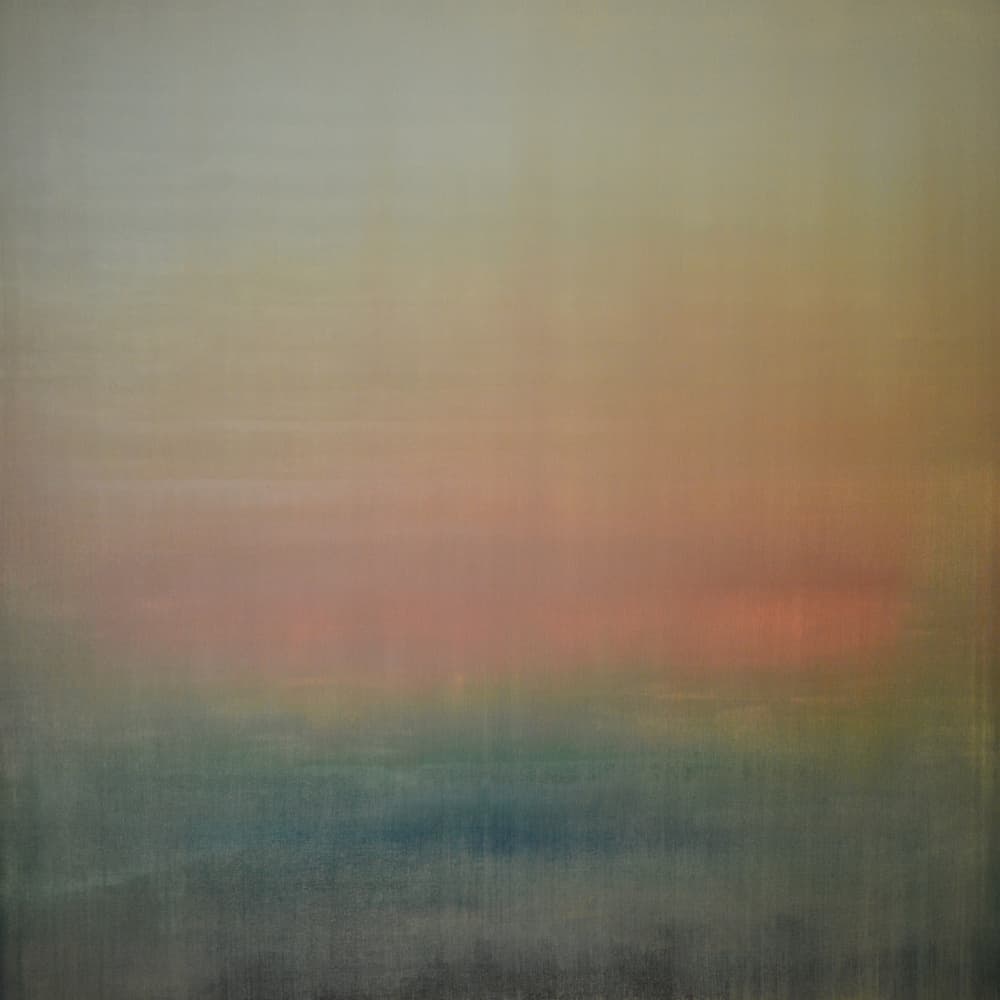 In the Beginning             Oil On Canvas               64%22 X 64%22