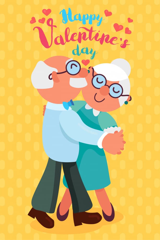 Dancing Valentine Couple by Marika Barsrsind — canvas wall art