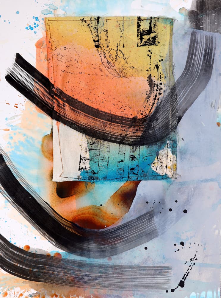 Vibrant Abstract Strokes by POOVI ART — canvas wall art