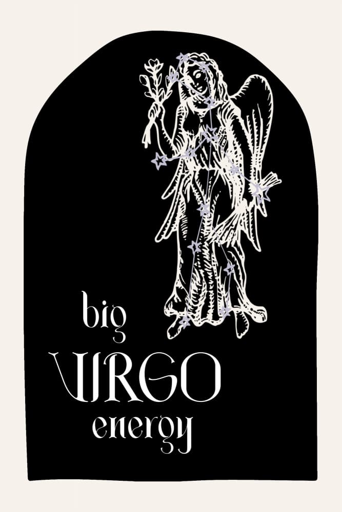 Celestial Virgo Maiden by Talitha McQueen — canvas wall art