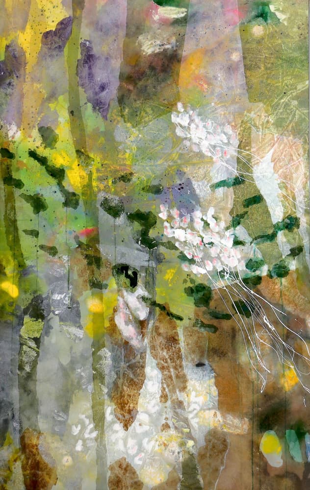 Serene Forest Bloom by POOVI ART — canvas wall art
