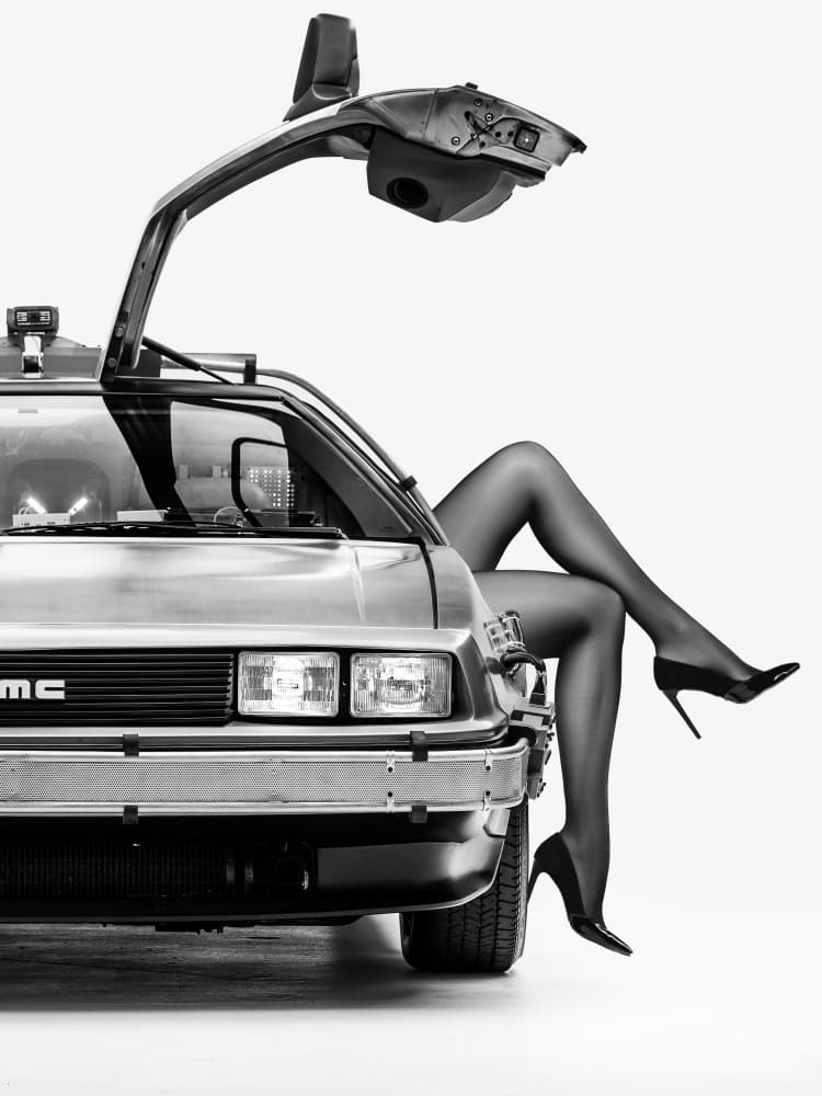 Retro Car Heels by David Drake — canvas wall art