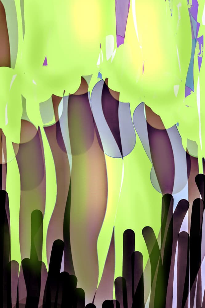 Vibrant Abstract Flow by Dpaulinos Silva — canvas wall art