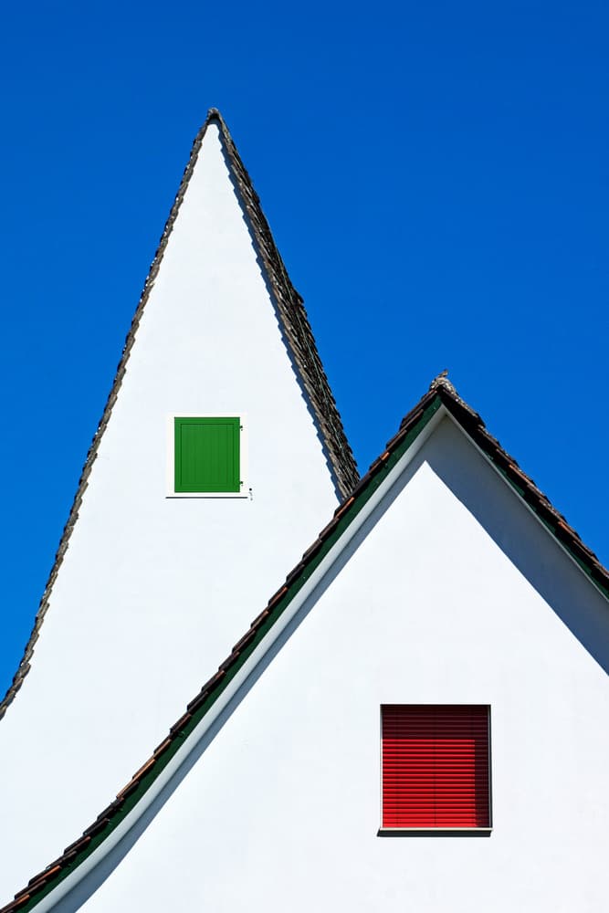 Colorful House Gables by Streiff Marcel — canvas wall art