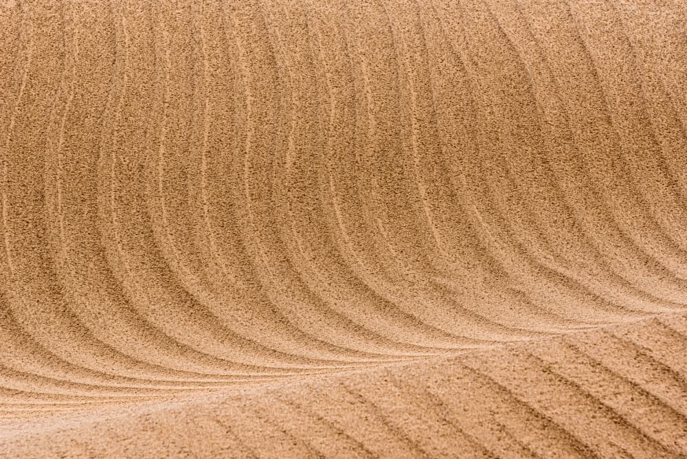 Flowing Sand Patterns by Photolovers — canvas wall art