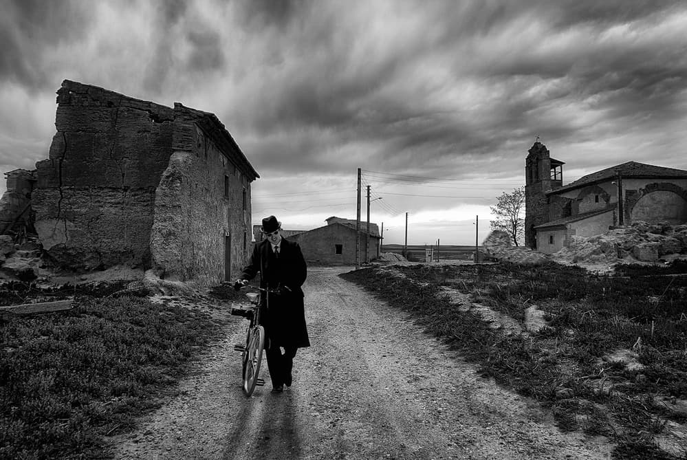 Solitary Walk Old Village by Jose C. Lobato — canvas wall art