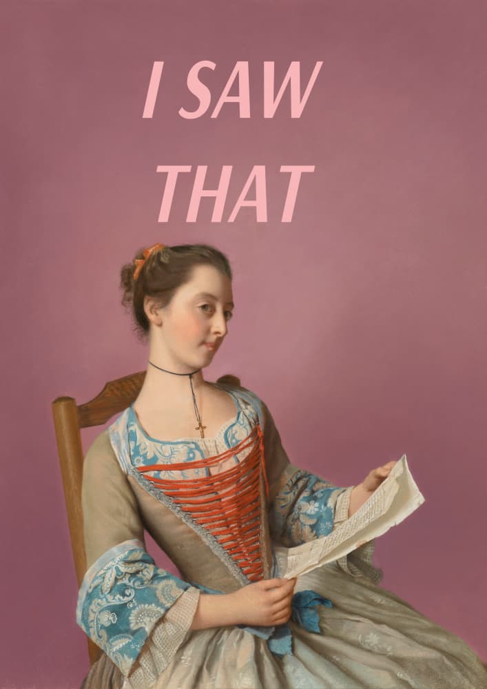 I Saw That Lady by Talitha McQueen — canvas wall art