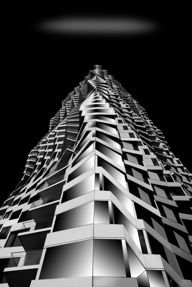 Twisted Skyscraper Ascending by Yun Mao — canvas wall art