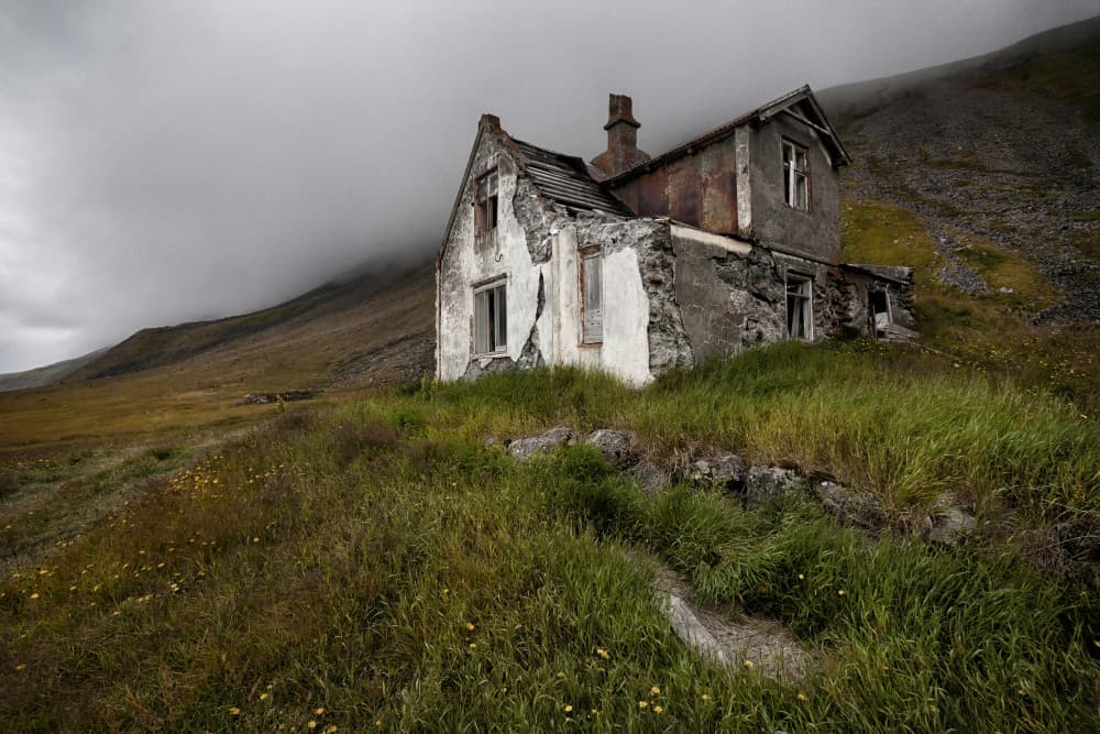 Forgotten Mountain House by Þorsteinn H. Ingibergsson — canvas wall art