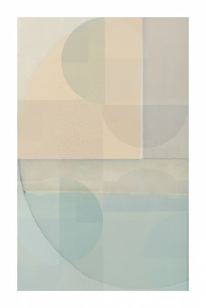 Soft Geometric Layers by cartissi — canvas wall art