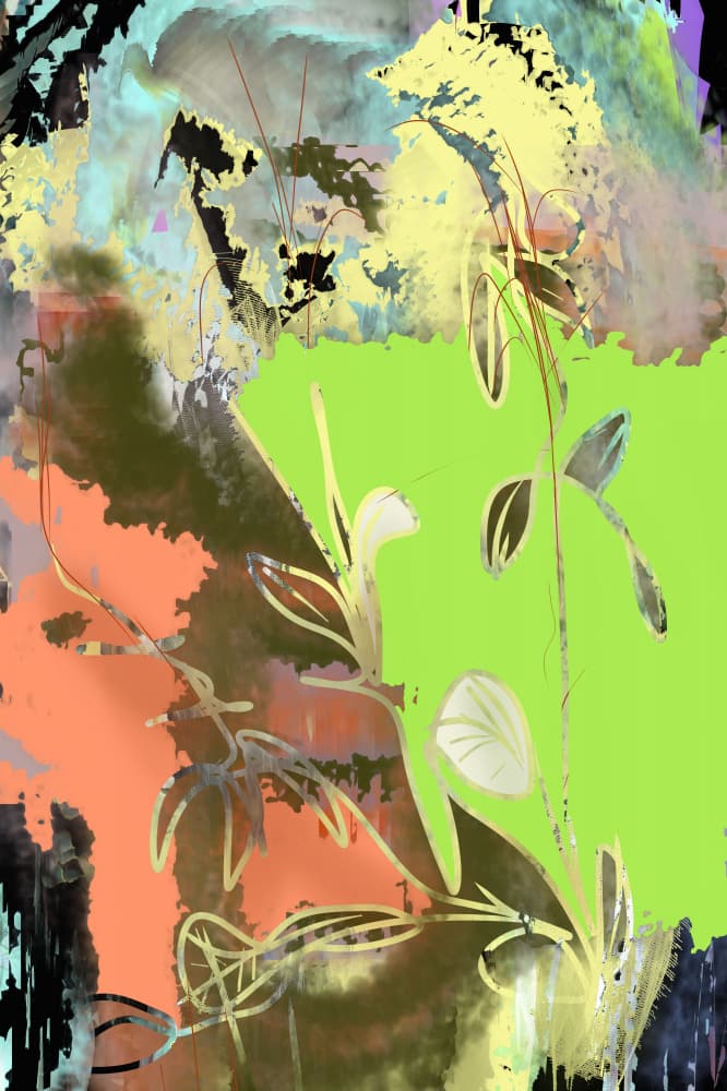 Abstract Botanical by Dpaulinos Silva — canvas wall art
