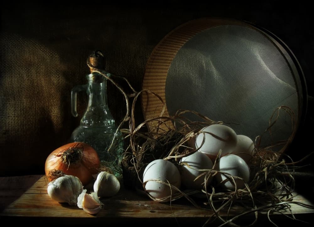 Rustic Kitchen Still Life by Emine Basa — canvas wall art