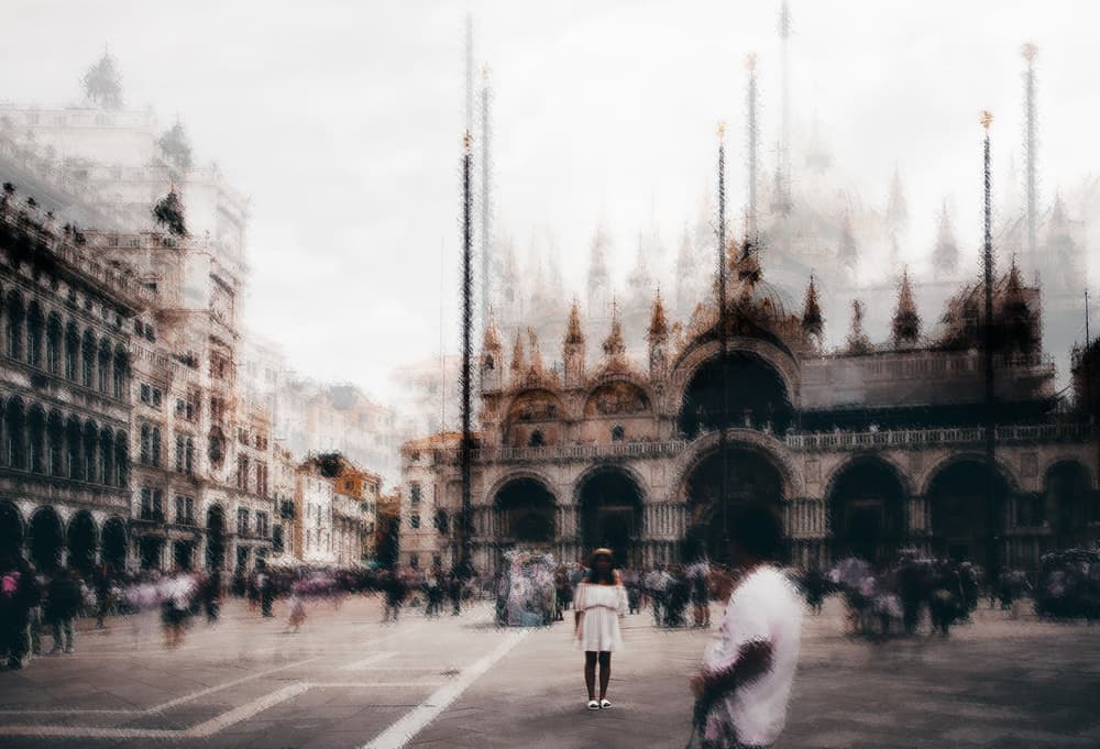 Venice Piazza Dream by Carmine Chiriacò — canvas wall art