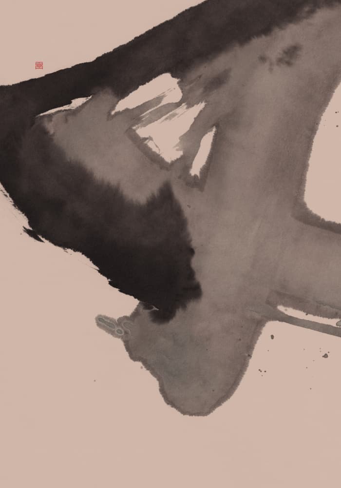 Abstract Ink Flow by Thoth Adan — canvas wall art