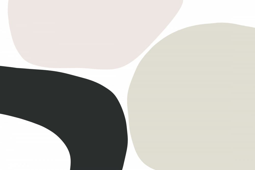 Calm Shapes Flow by uplusmestudio — canvas wall art