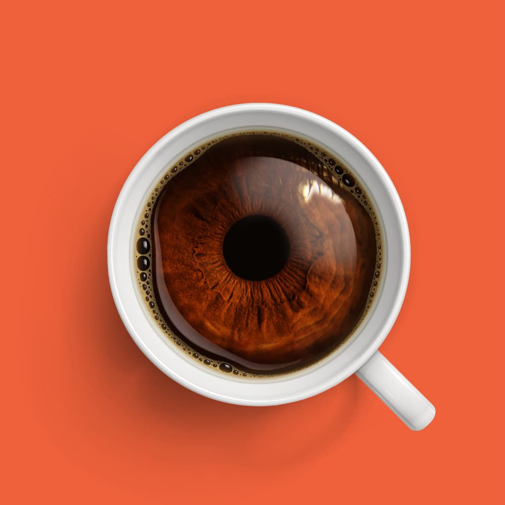 Morning Coffee Eye by Artem Pozdniakov — canvas wall art