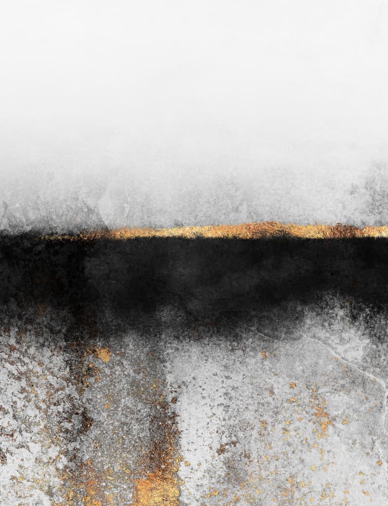Abstract Gold Line by Elisabeth Fredriksson — canvas wall art