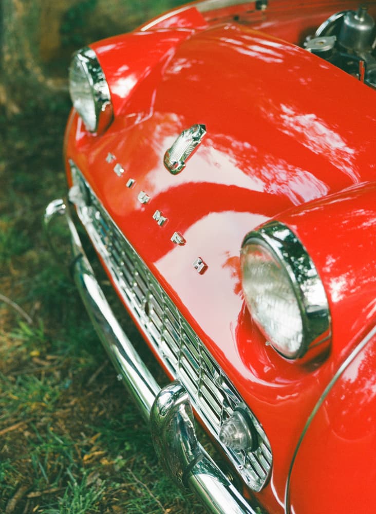 Classic Red Sports Car by Bethany Young — canvas wall art