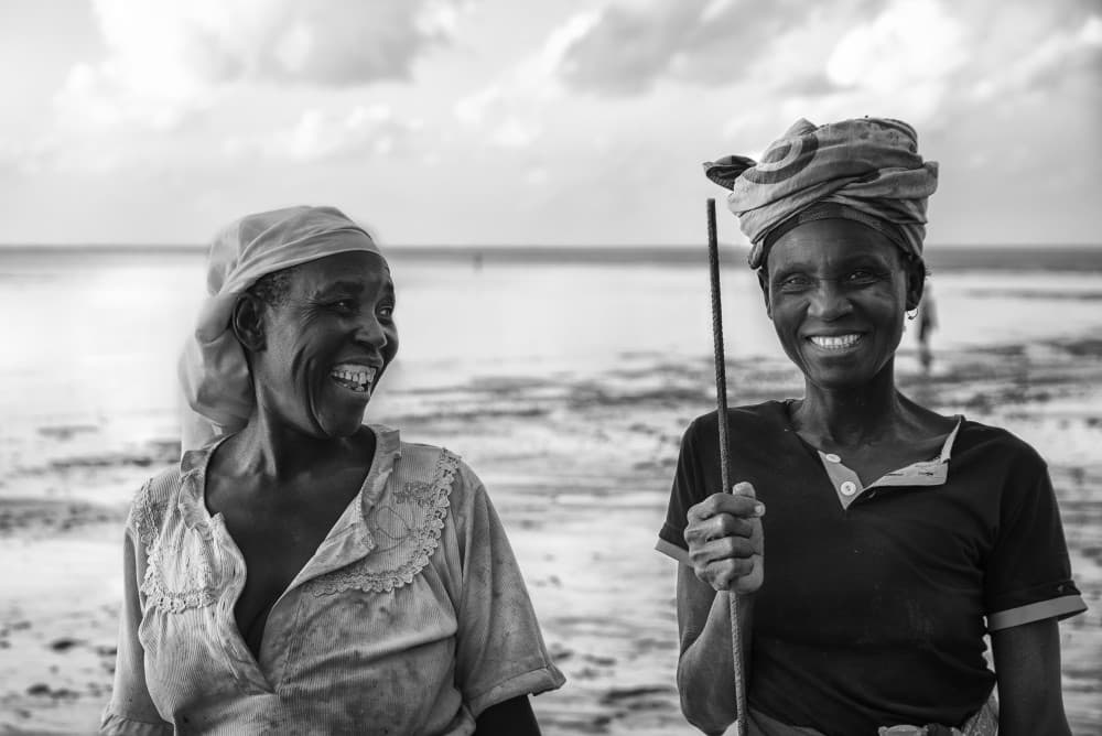 Joyful Beach Smiles by José Manuel cruz — canvas wall art