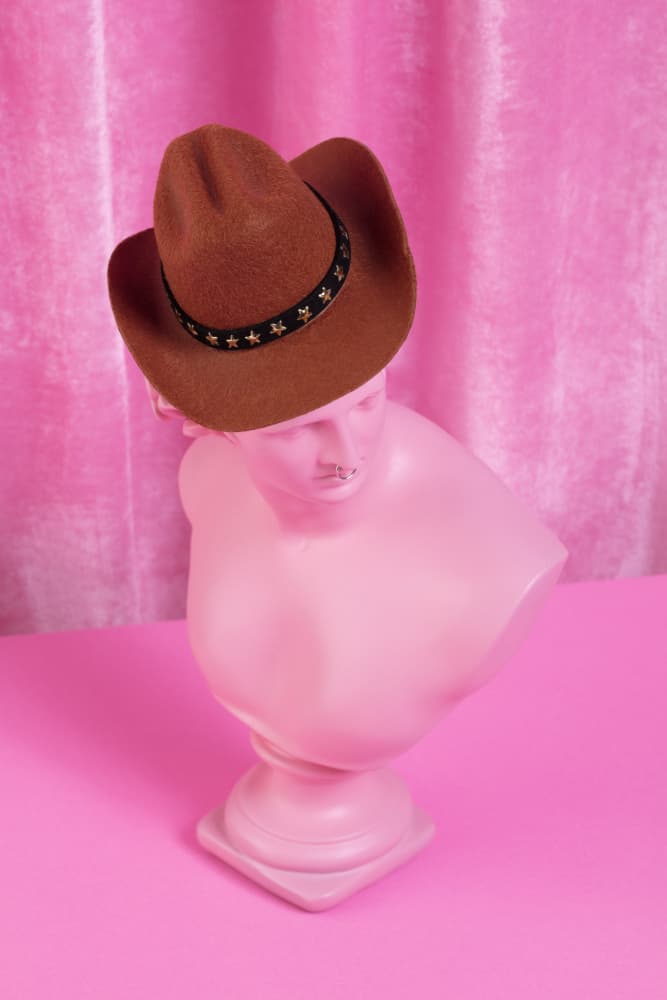 Cowboy statue by Julia Ramiro — canvas wall art