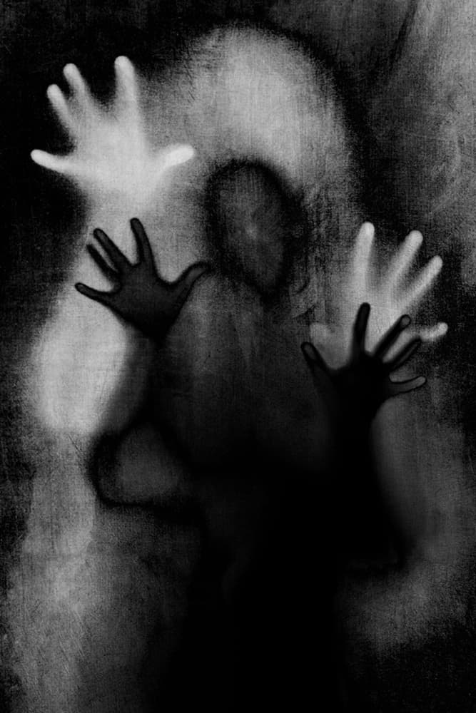 Unsettling Ghostly Figures by Cicek Kiral — canvas wall art