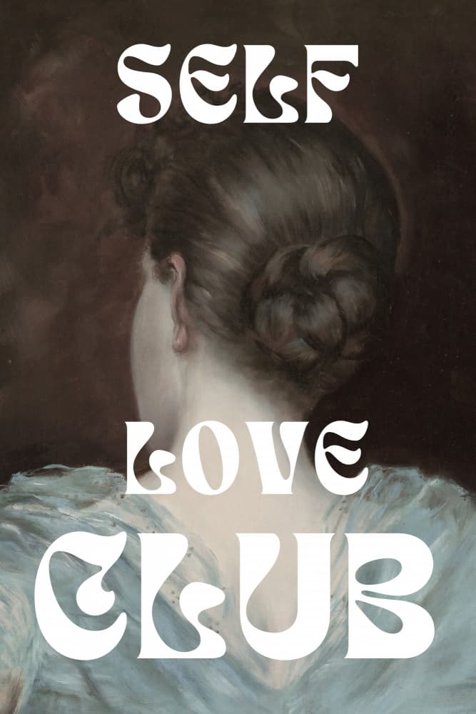 Self Love Club Portrait by The Art Concept — canvas wall art