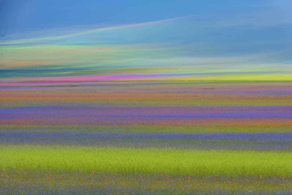 Vibrant Pastel Horizon by Roberto Marchegiani — canvas wall art