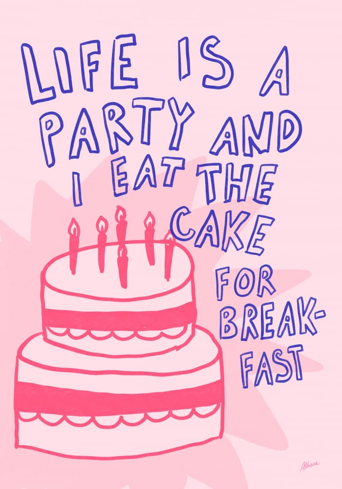 Breakfast Cake by Athene Fritsch — canvas wall art
