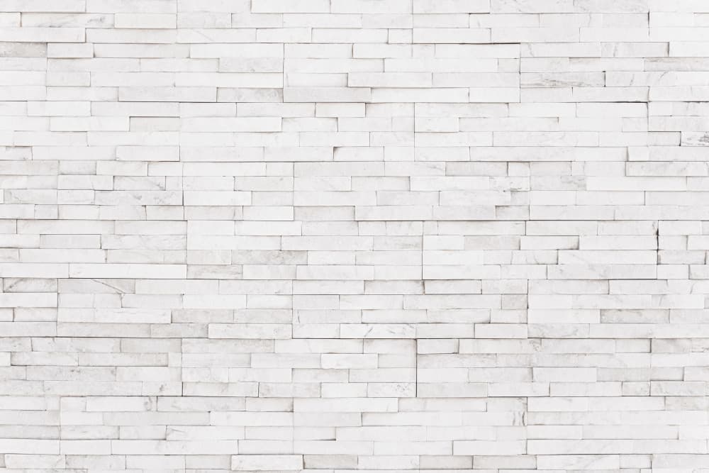 Bright White Stone Wall by Pictufy Studio III — canvas wall art