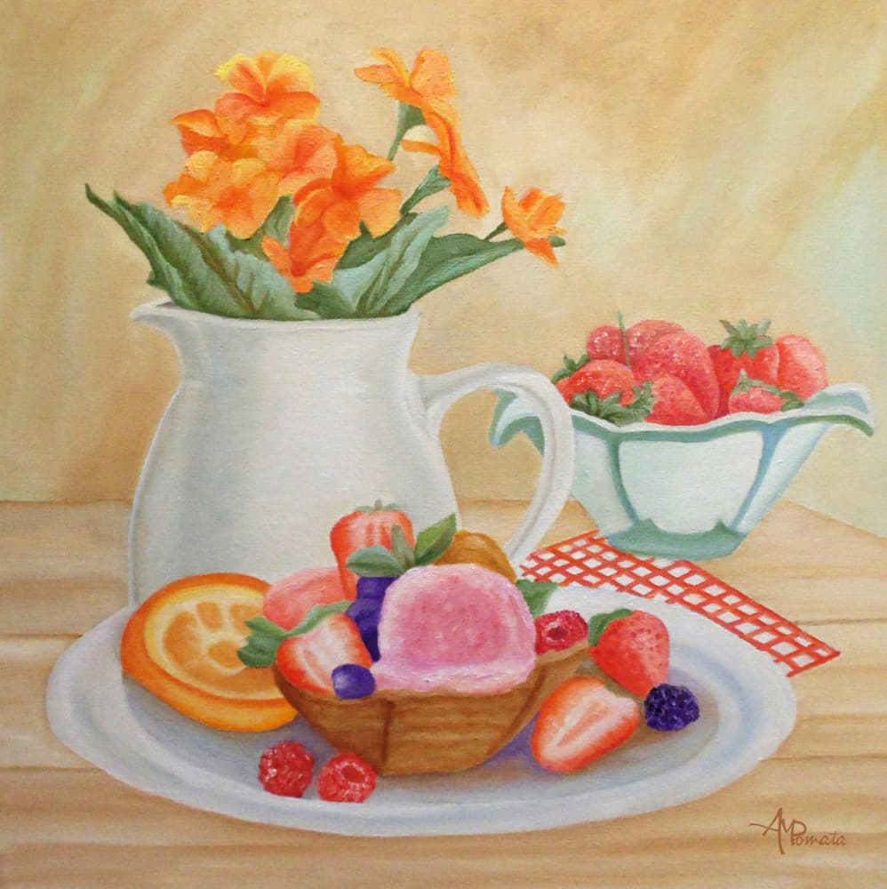 Sweet Home by Angeles M. Pomata — canvas wall art