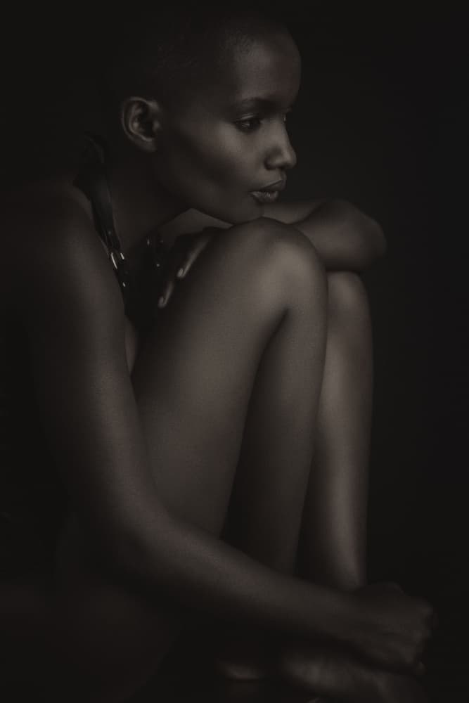Serene Woman Portrait by Jan Slotboom — canvas wall art