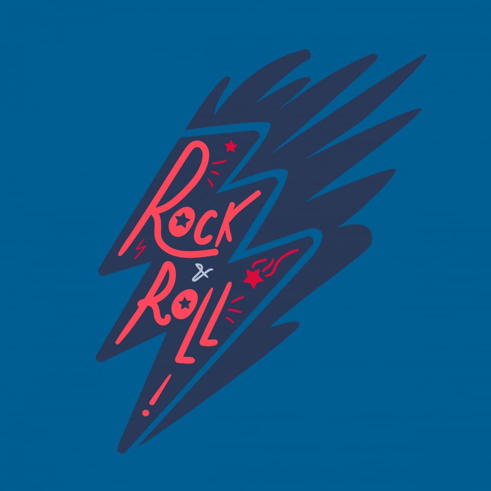 Electric Rock And Roll by Marika Barsrsind — canvas wall art