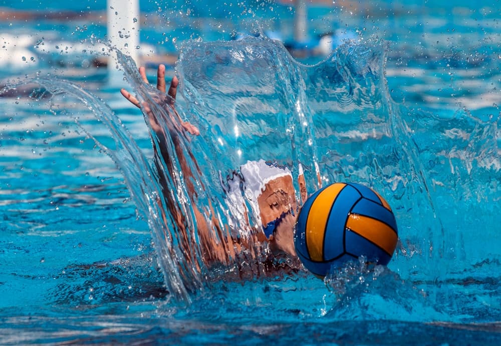 Water Polo Splash by Zhecho Planinski — canvas wall art