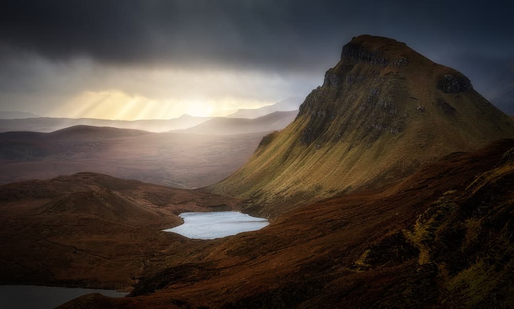 Dramatic Light Over Mountains by Matt Anderson — canvas wall art