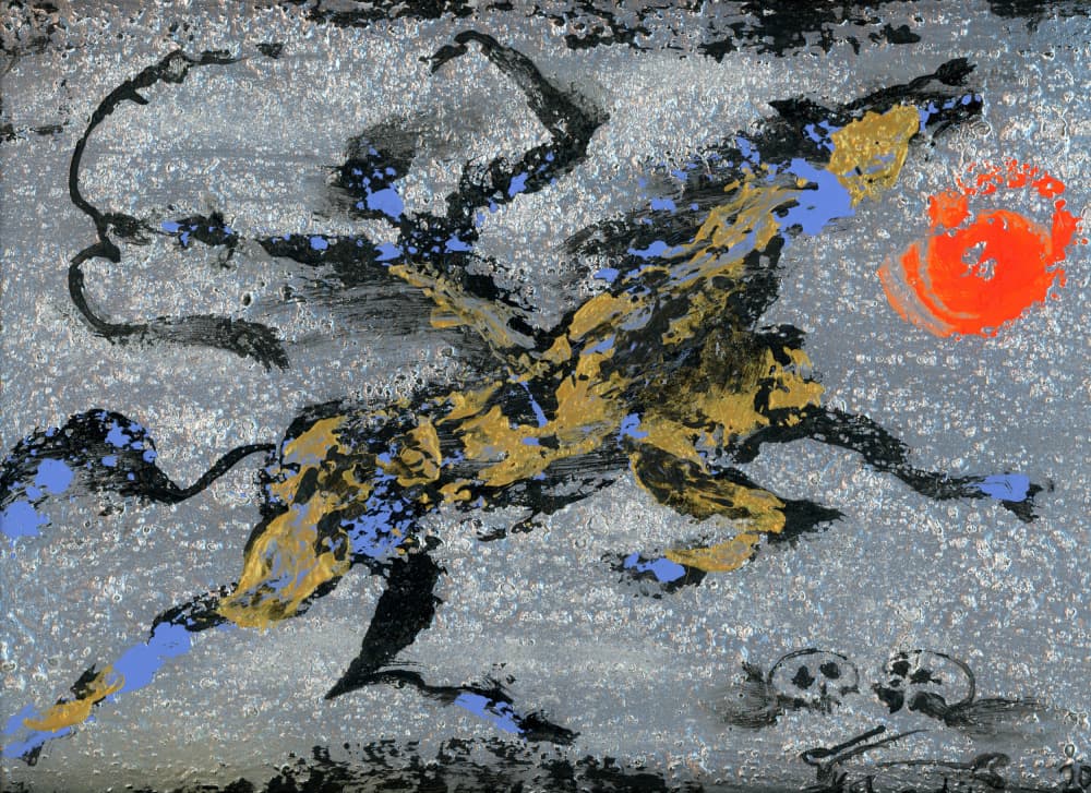 Golden Horse Fire by Kanat Ibragimov — canvas wall art