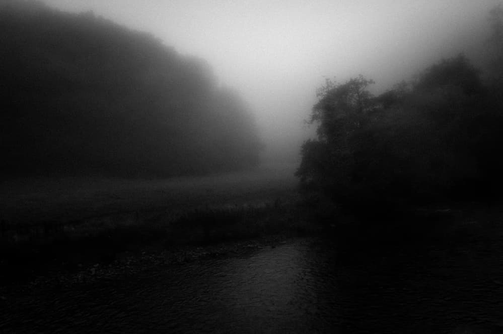 Mysterious River Fog by Richard Bland — canvas wall art